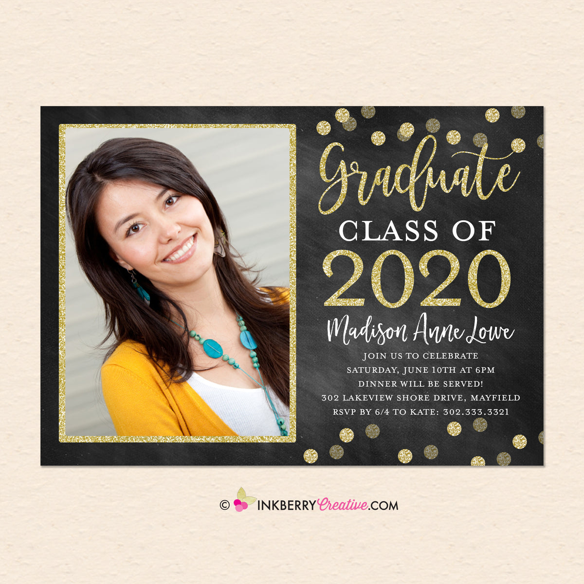 Personalized Graduation Announcements 2024 - Crin Mersey
