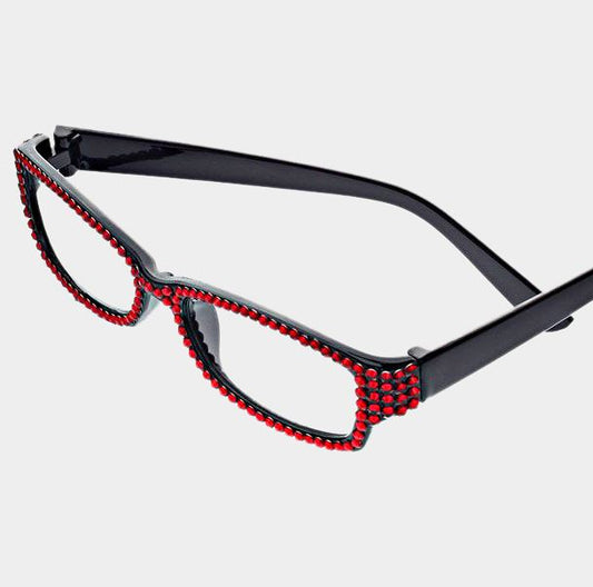 Fashion Crystal Eyewear-Red – It Looks Good On You.com