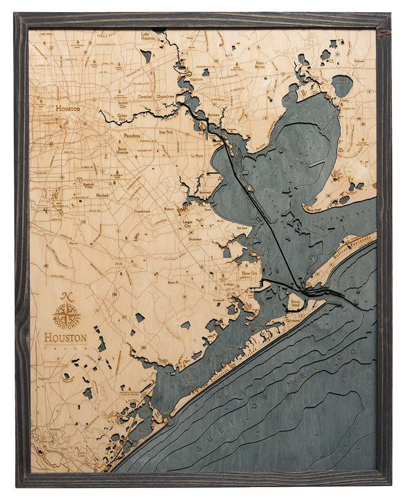 houston topographic map elevation