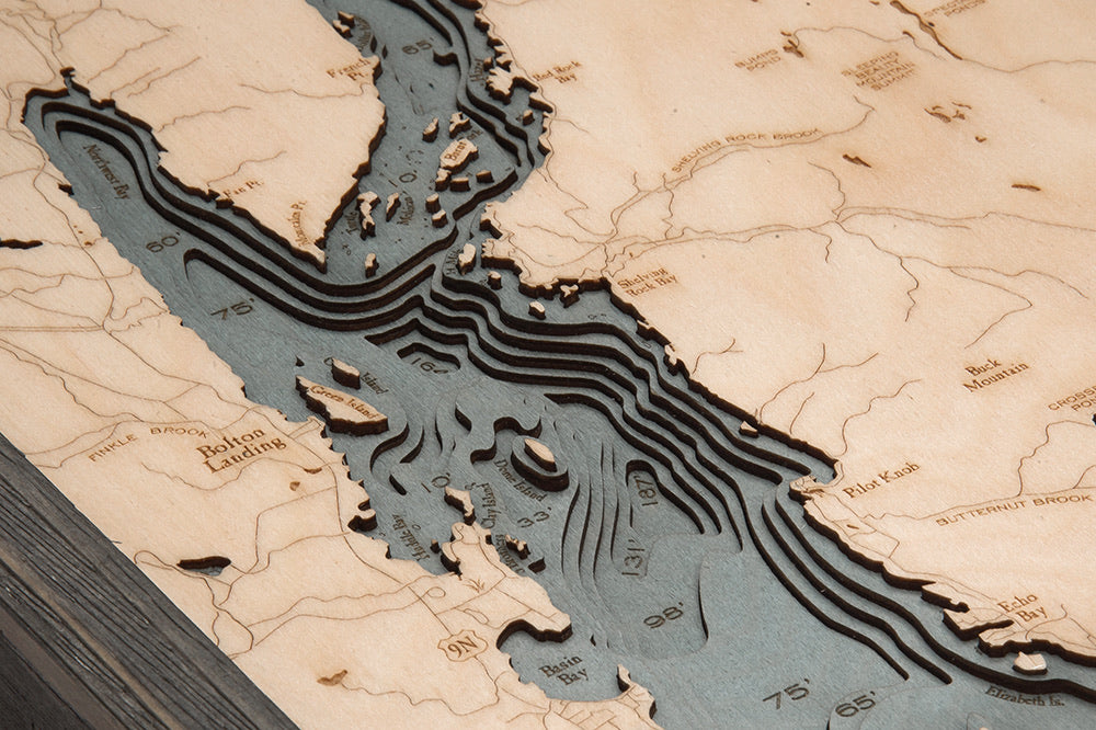 lake george contour map