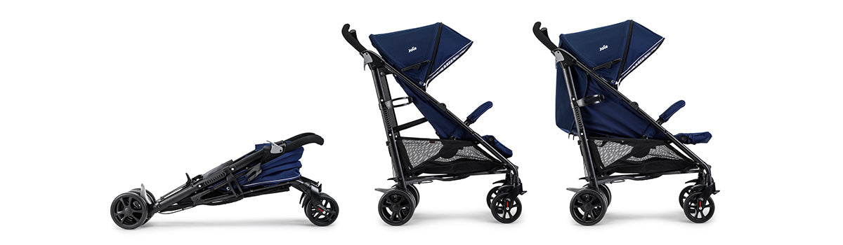 Joie Brisk LX Stroller Midnight with Footmuff and Raincover