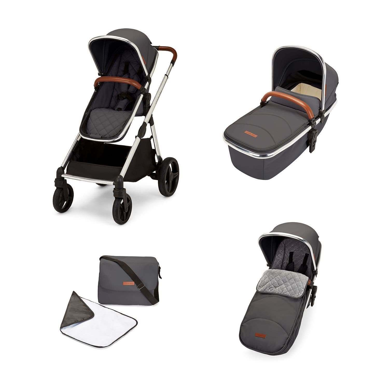 2 in 1 carrycot and pushchair