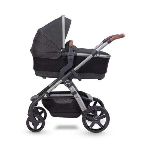 silver cross grey and brown pram