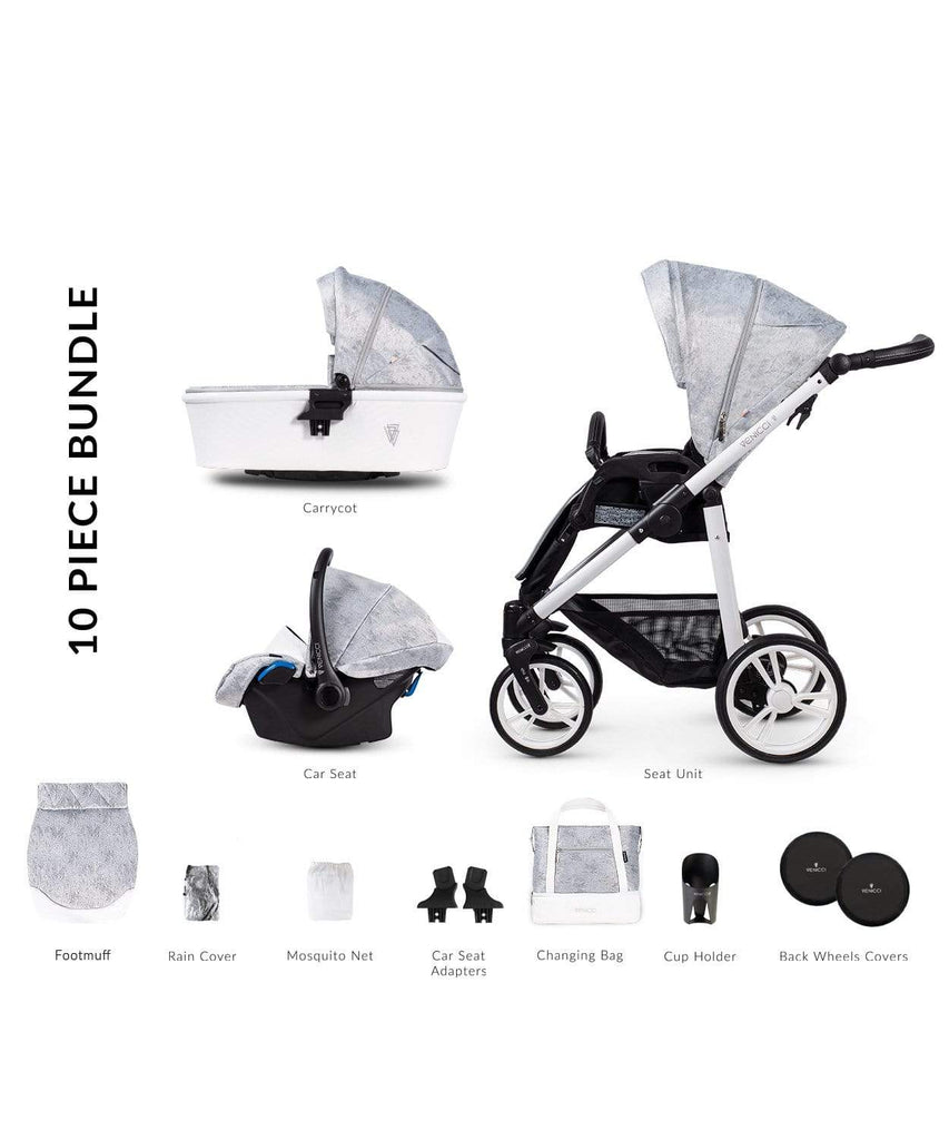 stone grey venicci pram