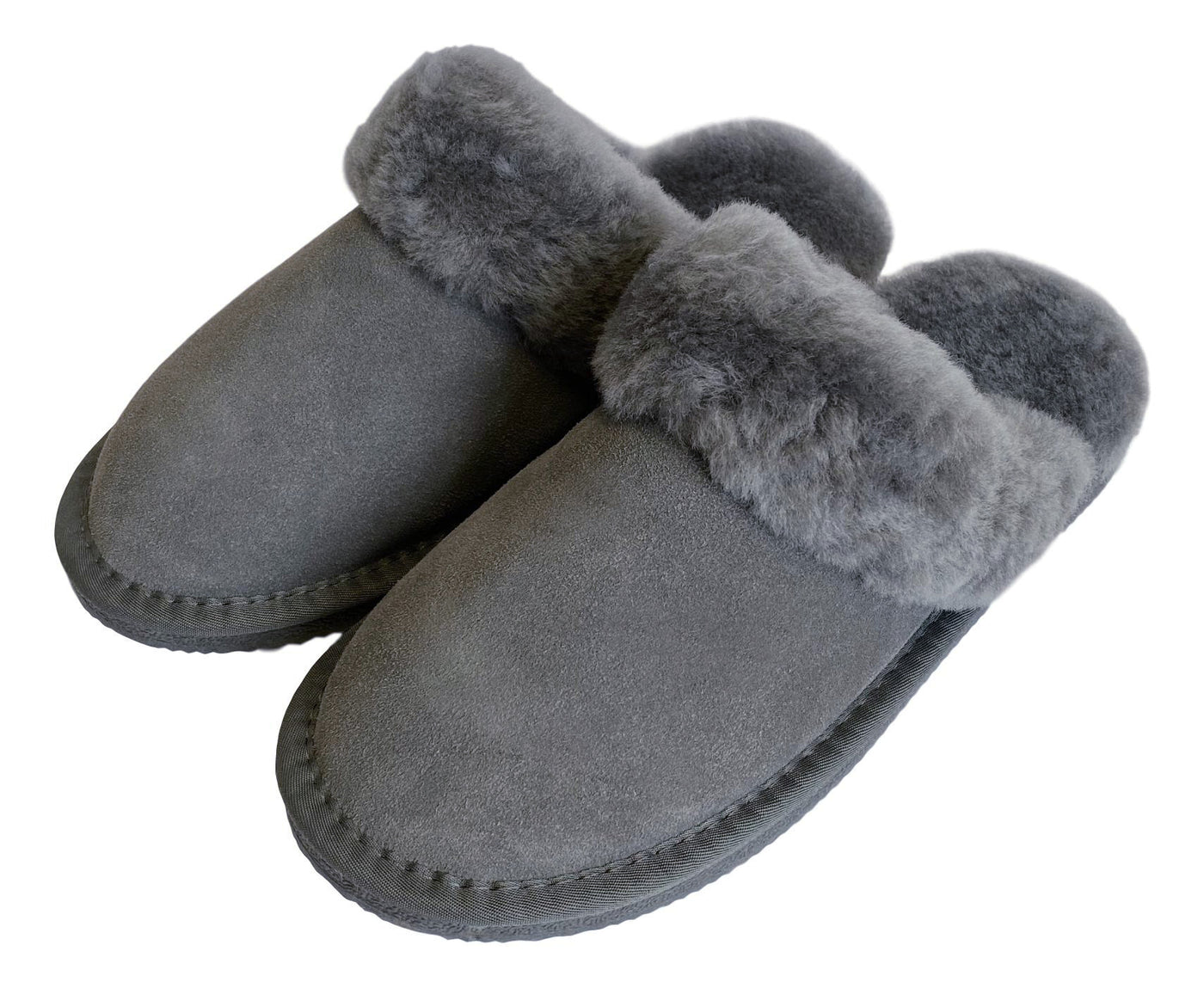 grey slip on slippers