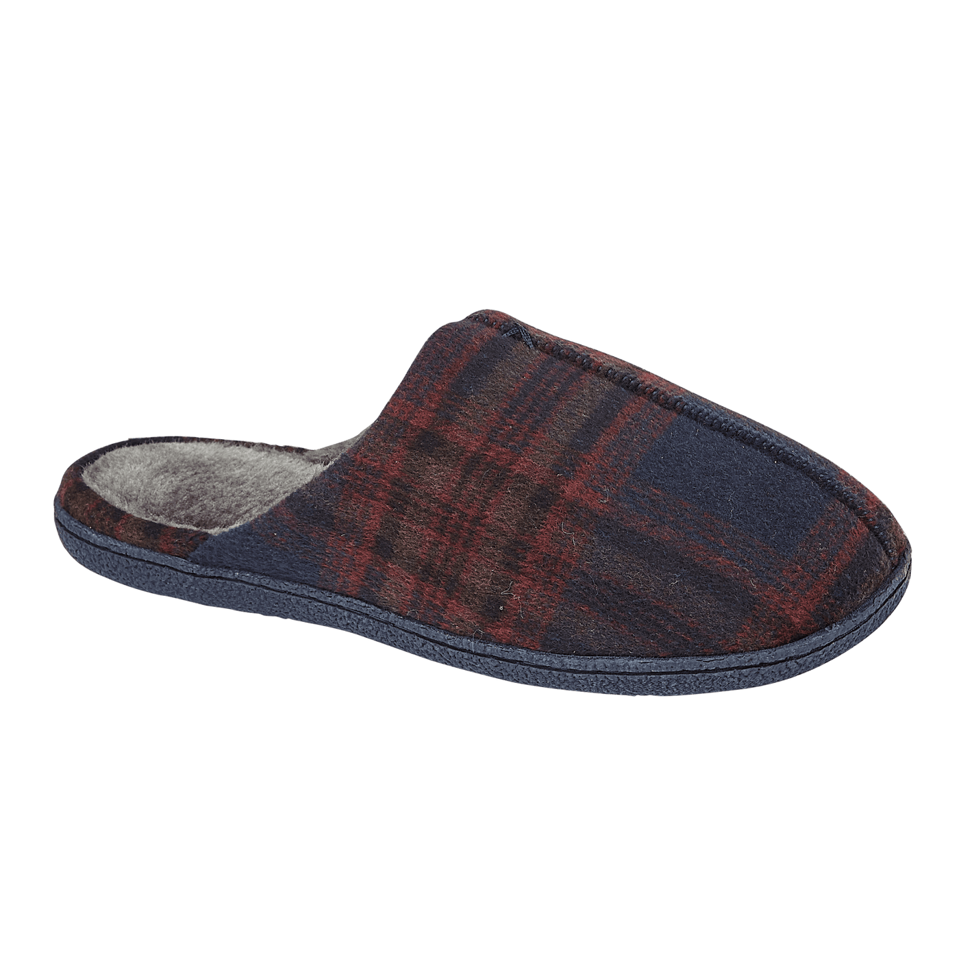 mens tartan slippers