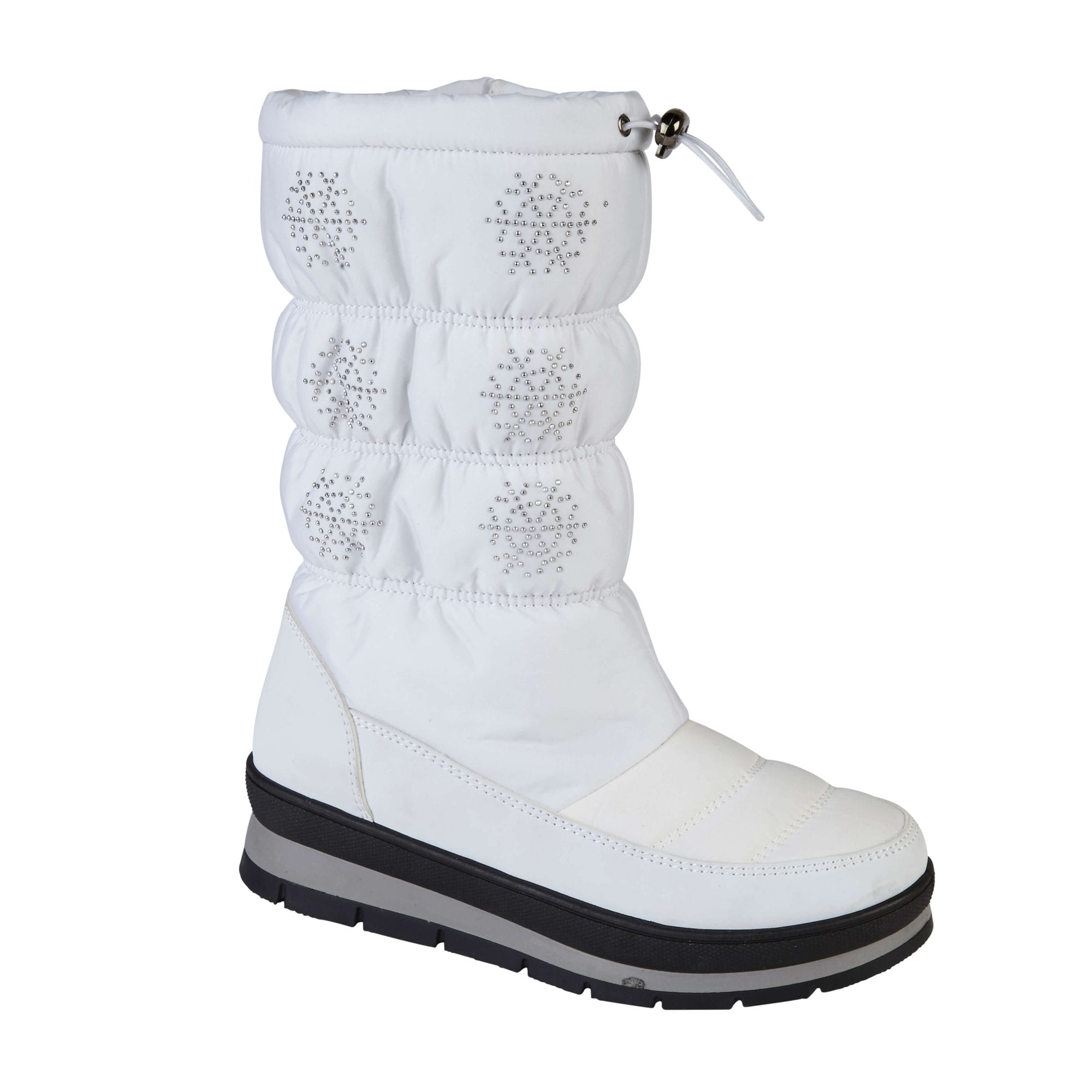 ladies white snow boots