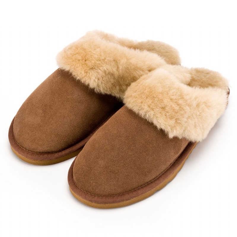 womens sheepskin mule slippers