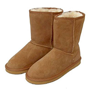 ladies black sheepskin boots