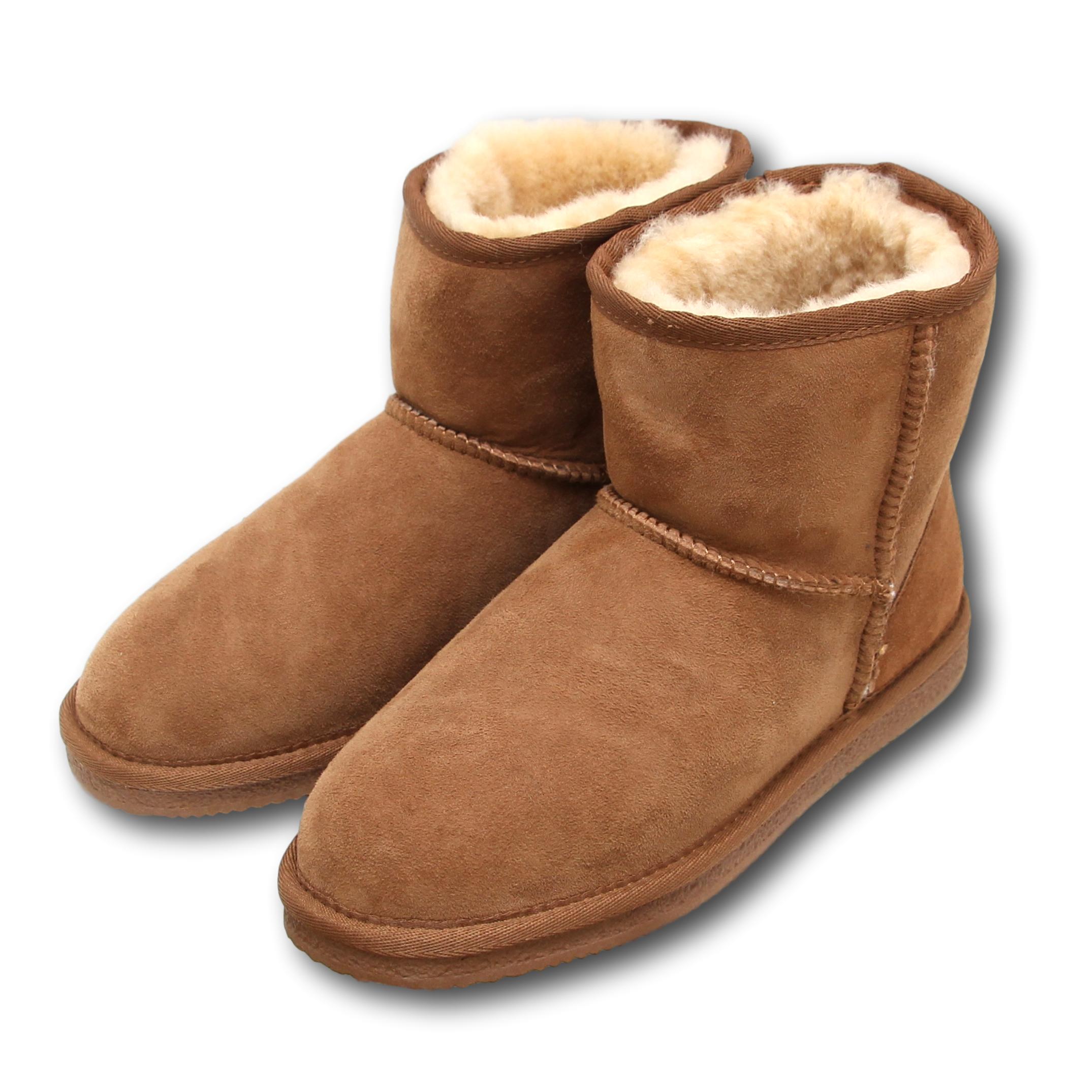 ankle sheepskin boots