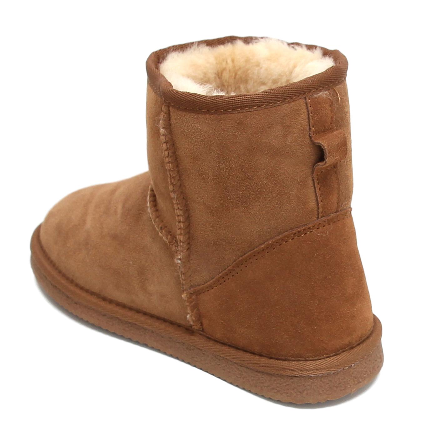 ankle sheepskin boots