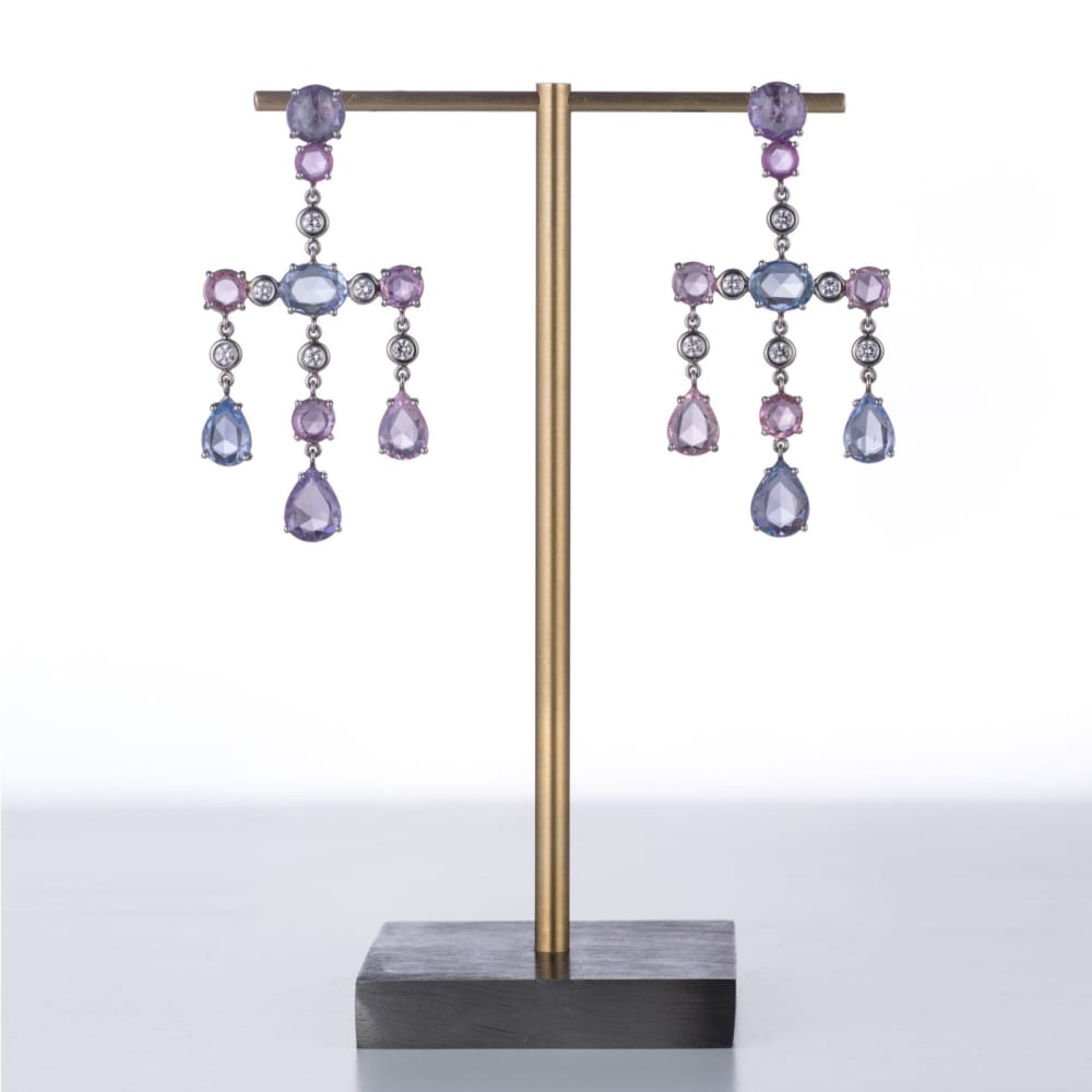 icy chandelier earrings golconda jewelry amethyst jewellery 666