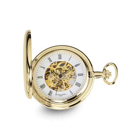 Square Shape Charles Hubert Two Tone Pocket Watch – Taylor Made