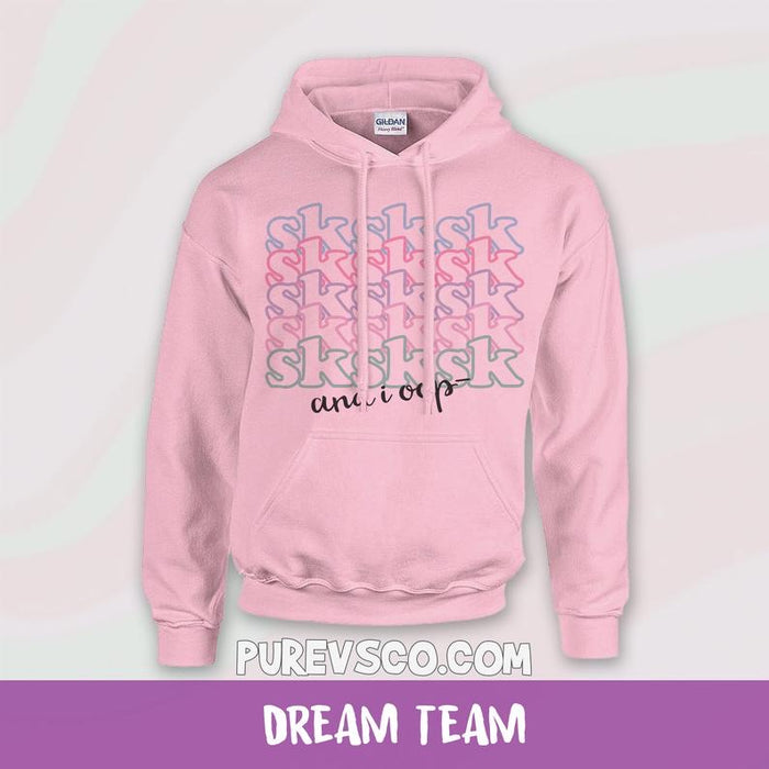 youth pink hoodie