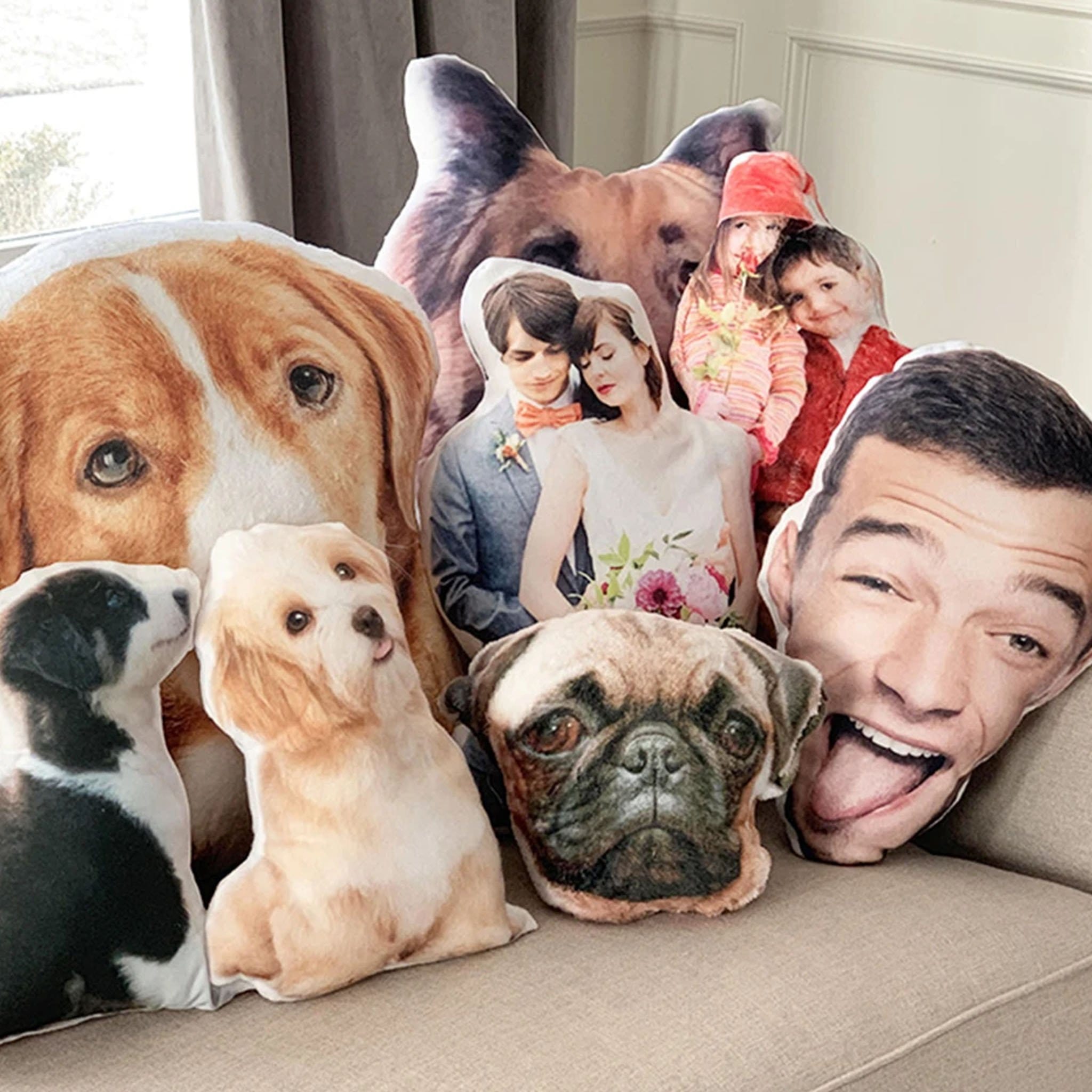 Personalized 3D Throw Pillow