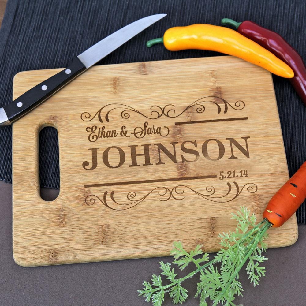 Personalized Cutting Board Monogram Online 