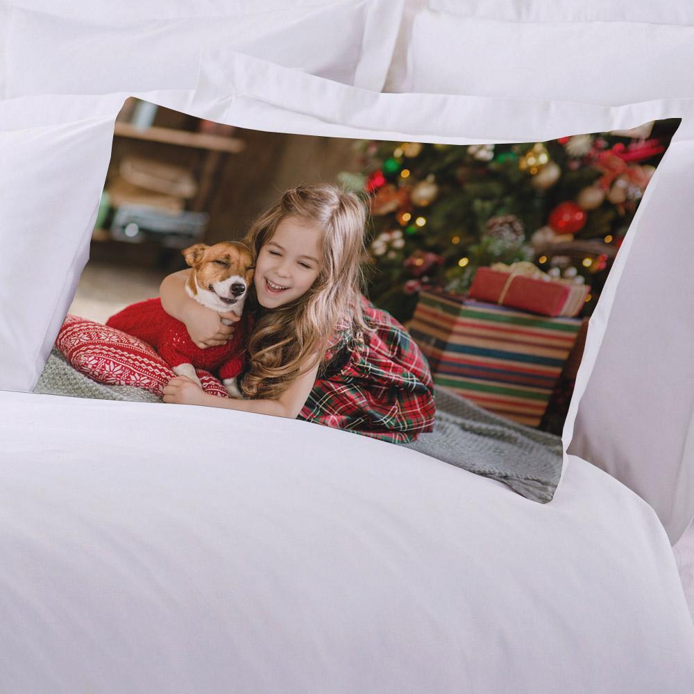 Image of Personalized Photo Sleeping Pillowcase