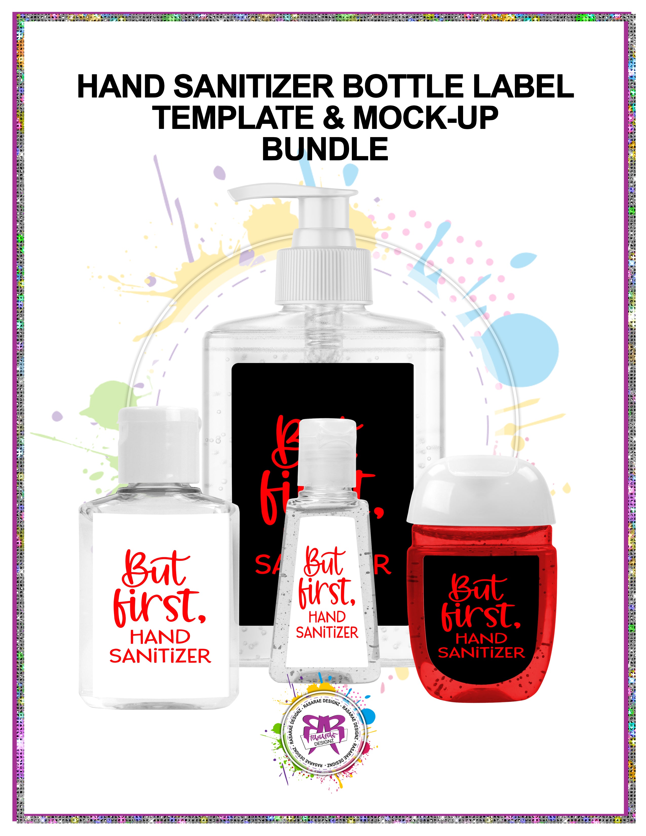 bath and body works hand sanitizer label template