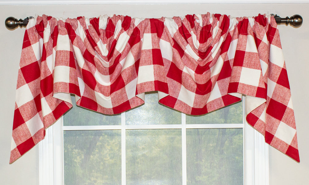 Buy Buffalo Check Valance I Plaid Valances I Spiffy Spools