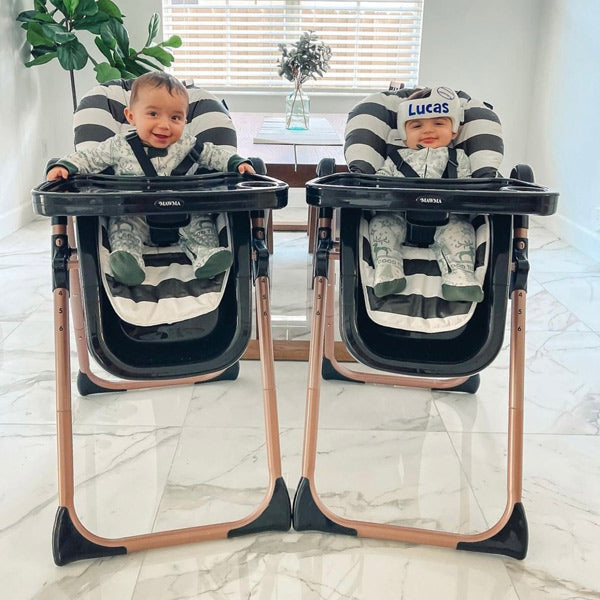 Your Babiie Nicole Snooki Polizzi Rose Gold Black Stripes