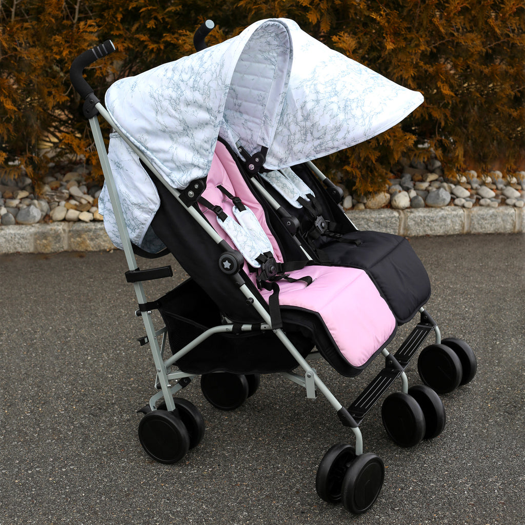 babiie double stroller