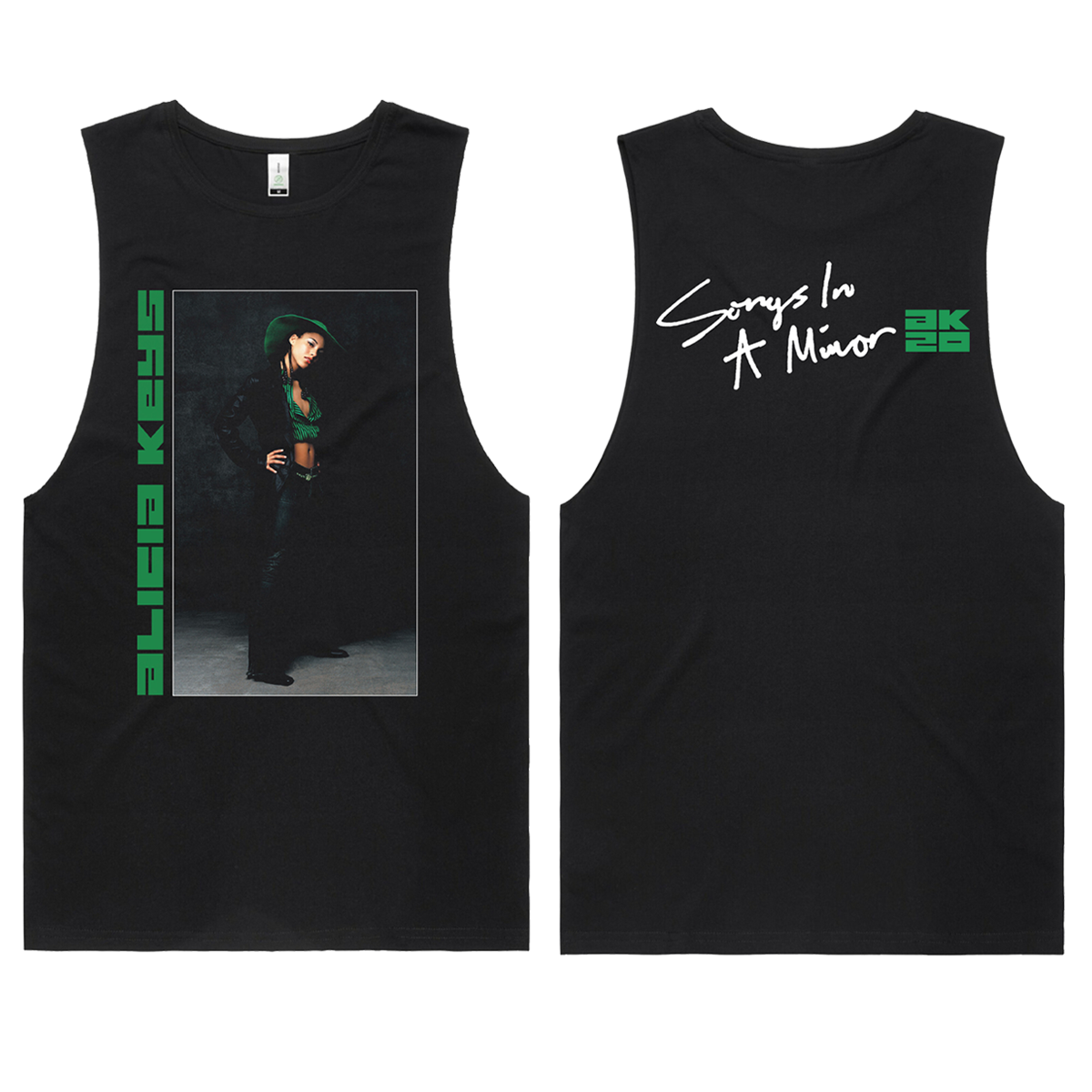 Songs In A Minor th Anniversary Tank Top Black Alicia Keys