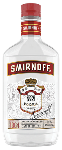 Smirnoff No. 21 Red Label Vodka, 1.75L Transpirits –
