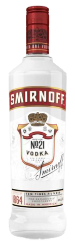 Smirnoff No. 21 Red Label Vodka, – 1.75L Transpirits