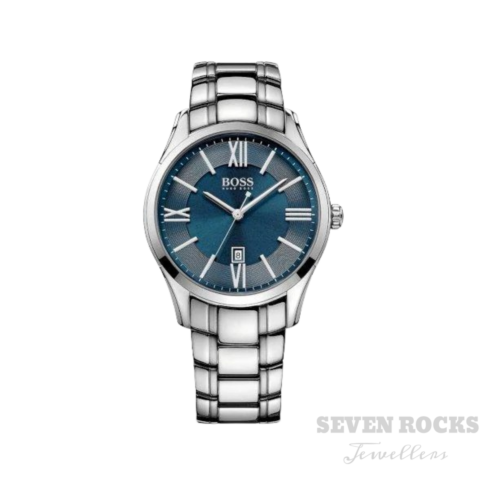 boss men's stainless steel bracelet watch