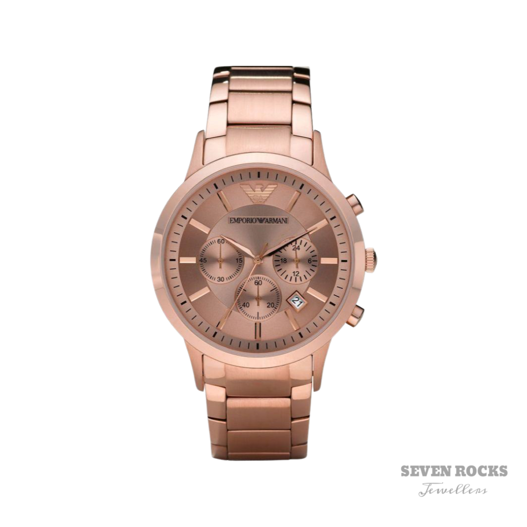 Emporio Armani Rose Gold Watch AR2452 - Seven Rocks