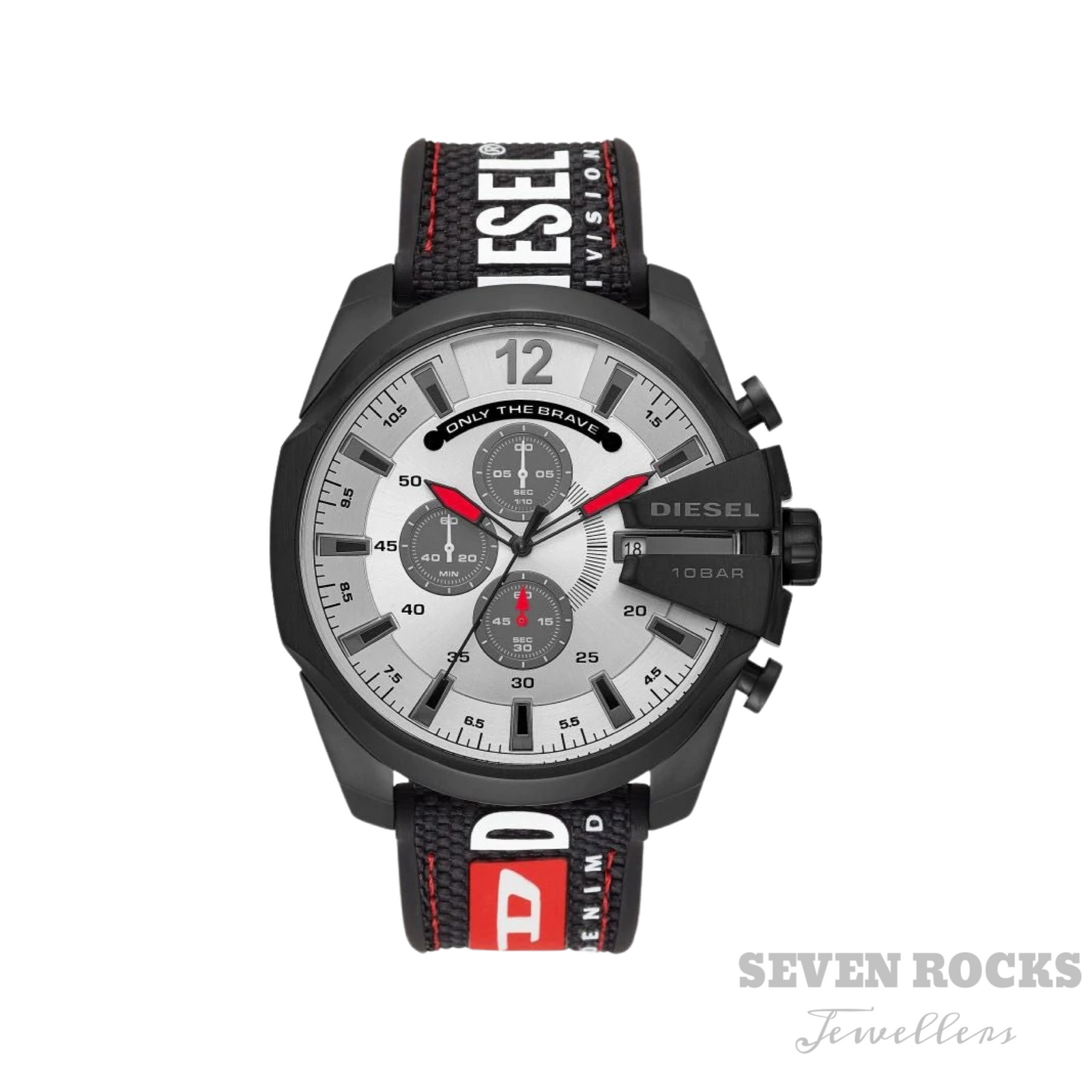 Watch Fashion Diesel Seven Rocks Analogue - Stainless Steel Griffed DZ4586