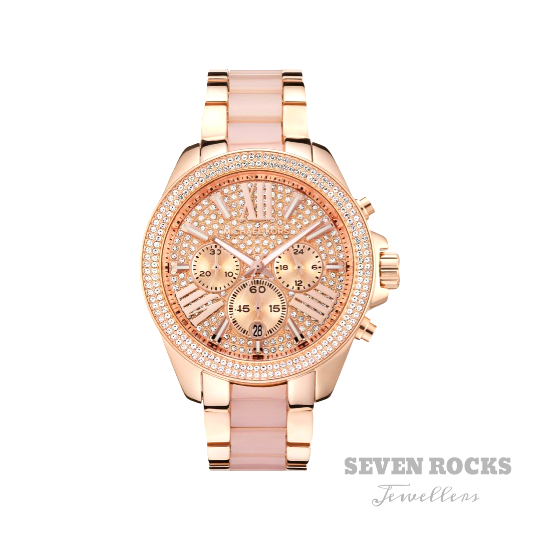 Michael Kors Ladies Rose Gold Watch MK6096 | Seven Rock Jewellers - Seven  Rocks