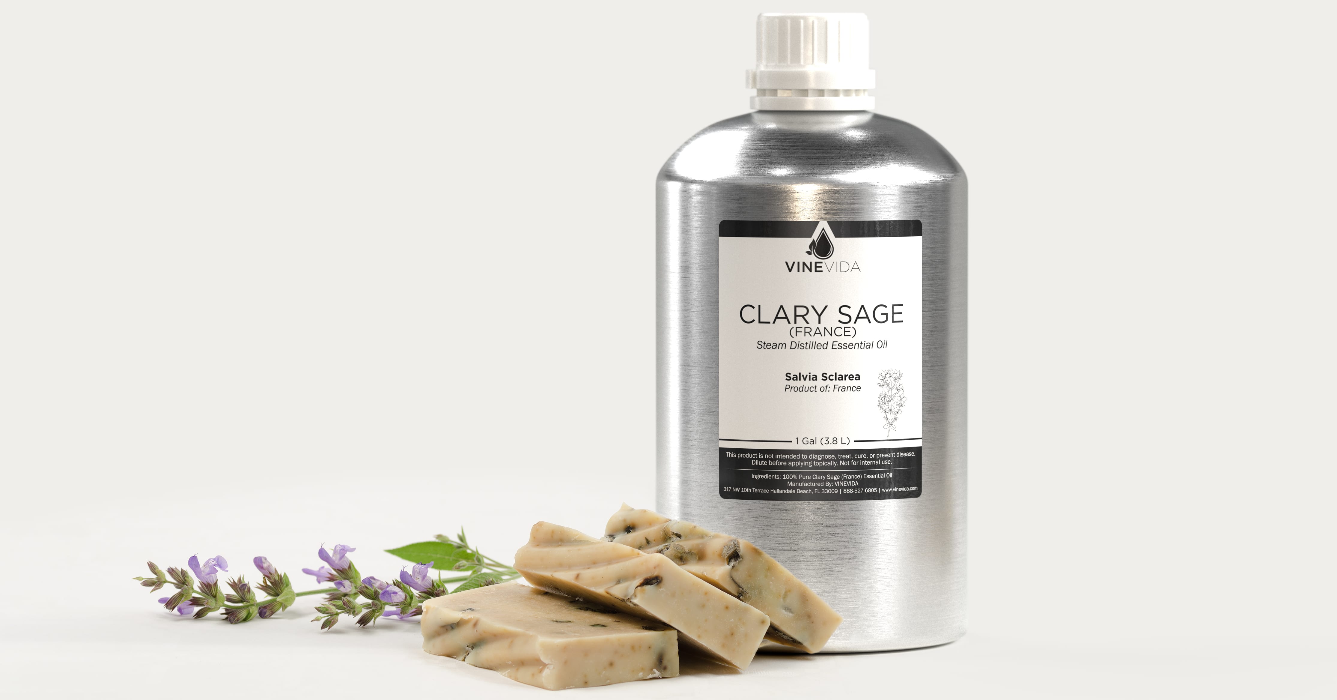Clary Sage Essential Oil Soap Making