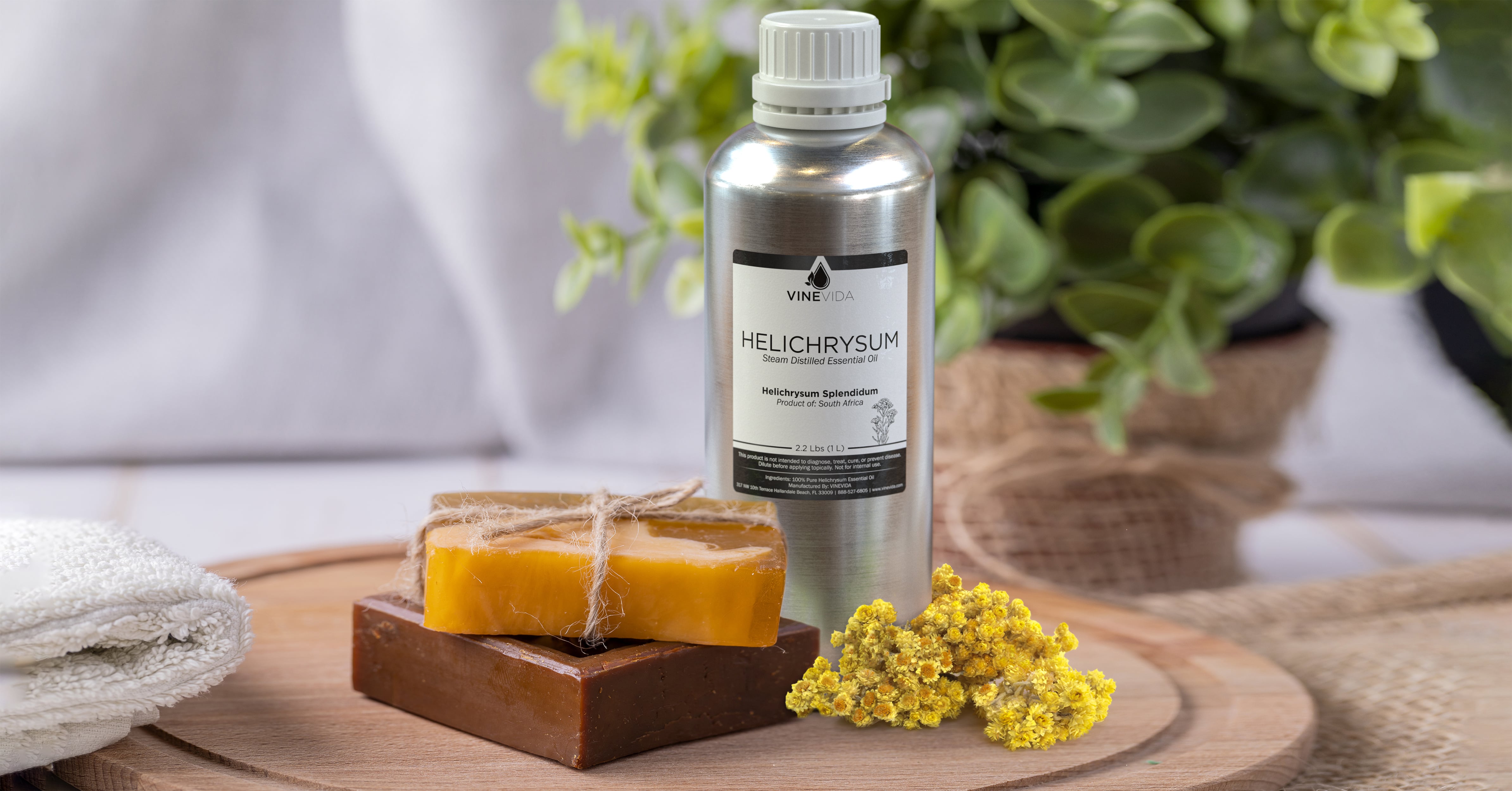 Helichrysum Essential Oil Soap Making