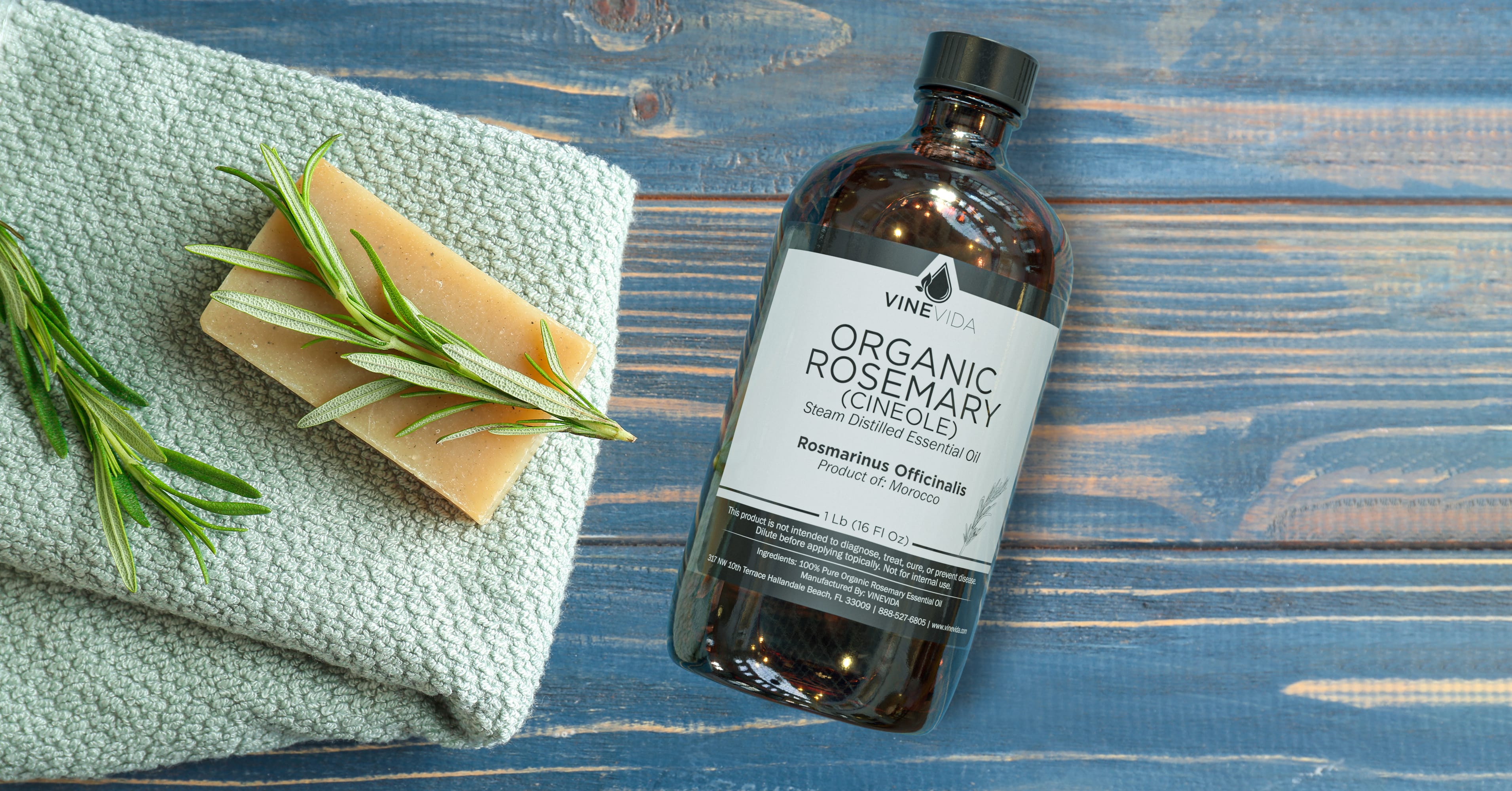 Organic Rosemary Essential Oil Soap Making