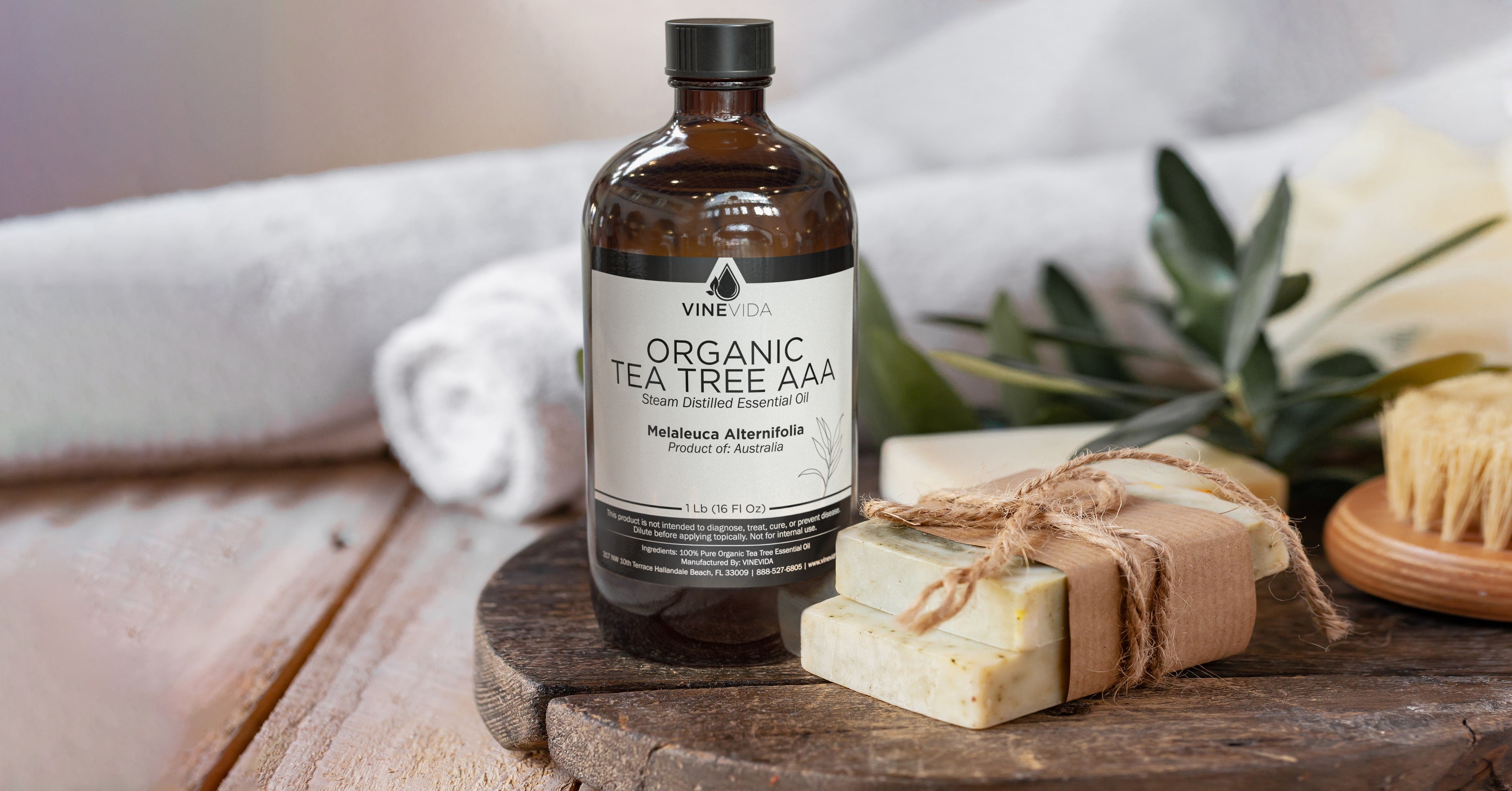 Organic Tea Tree Essential Oil Soap Making