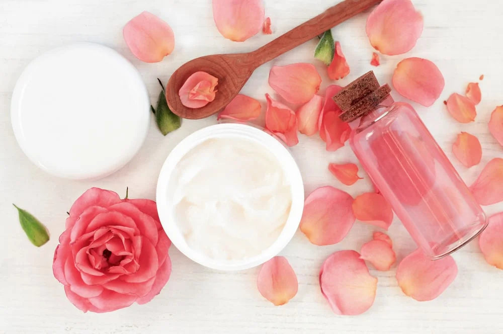 Rose essential oil for skincare