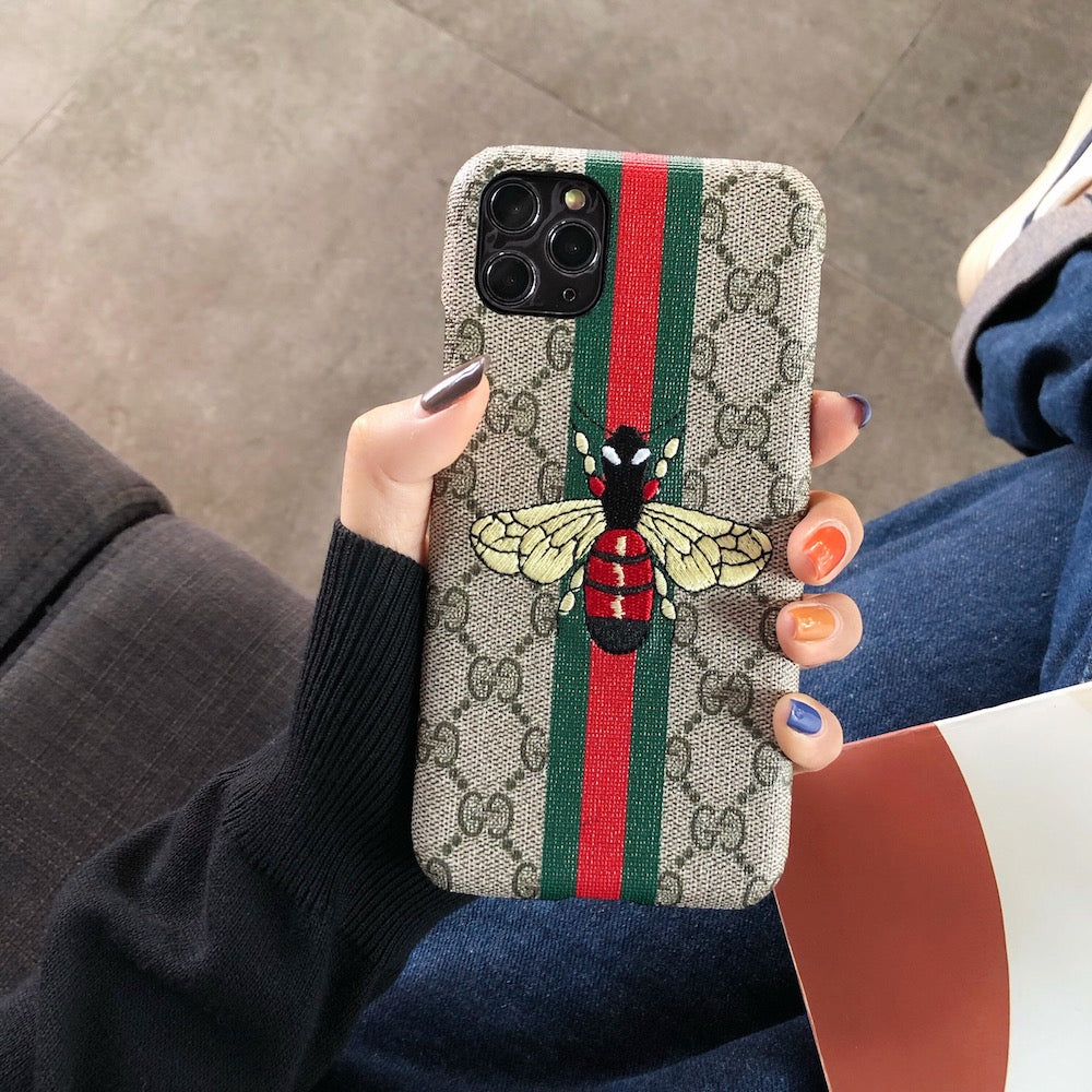 gucci iphone x case tiger