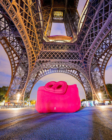 The Giant Inflatable Nina Bag at Eiffel Tower