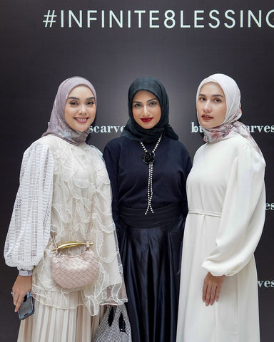 Tiqasya, Mira Agile, dan Dwihanda Menghadiri Acara 8th Anniversary Iftar