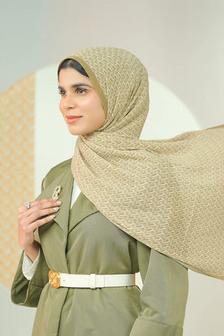 jilbab yang cocok untuk baju sage - Jilbab warna olive