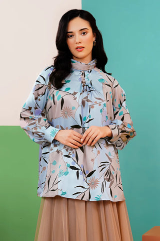 Benang Jarum Fiorella Blouse in Blue