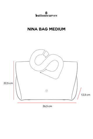 Nina Tote Bag - Black – Buttonscarves