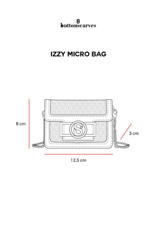 Izzy Micro Bag - Blue – Buttonscarves