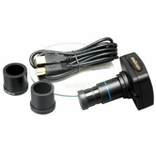3.5X-90X Stereo Microscope+10MP USB Camera+Fiber Optic Y & Ring Lights
