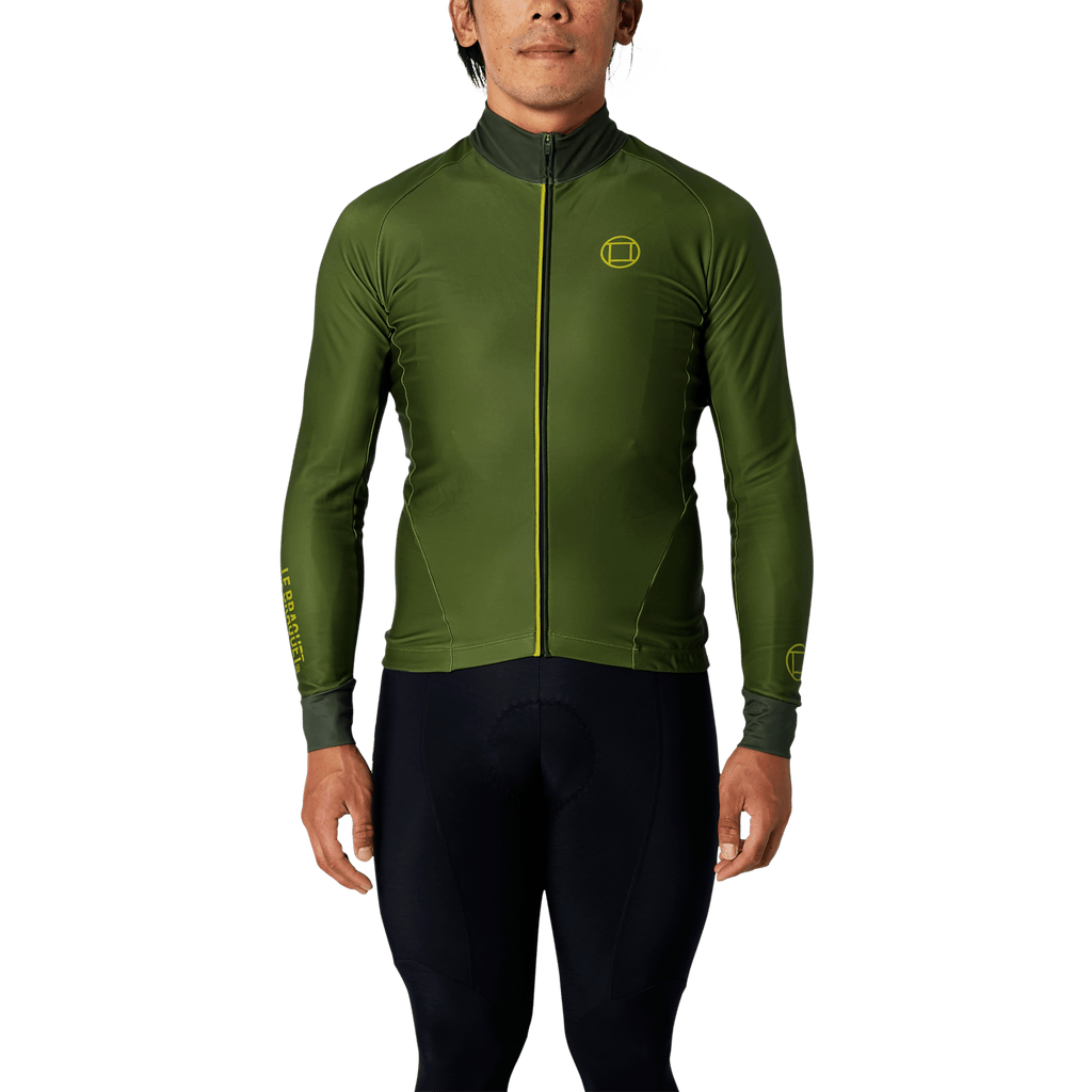 Men's Thermal Long Sleeve Vest  LOMBARD Stealth – Le Braquet Cycling Club
