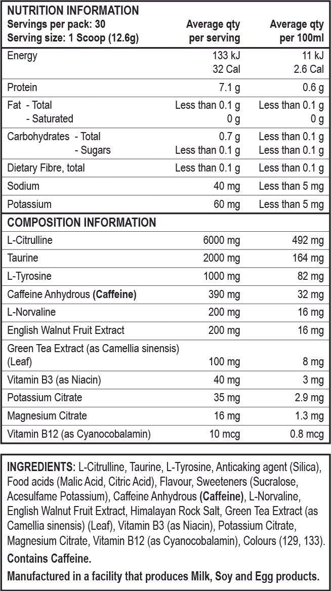 6 Day Black Market Pre Workout Tone for Gym