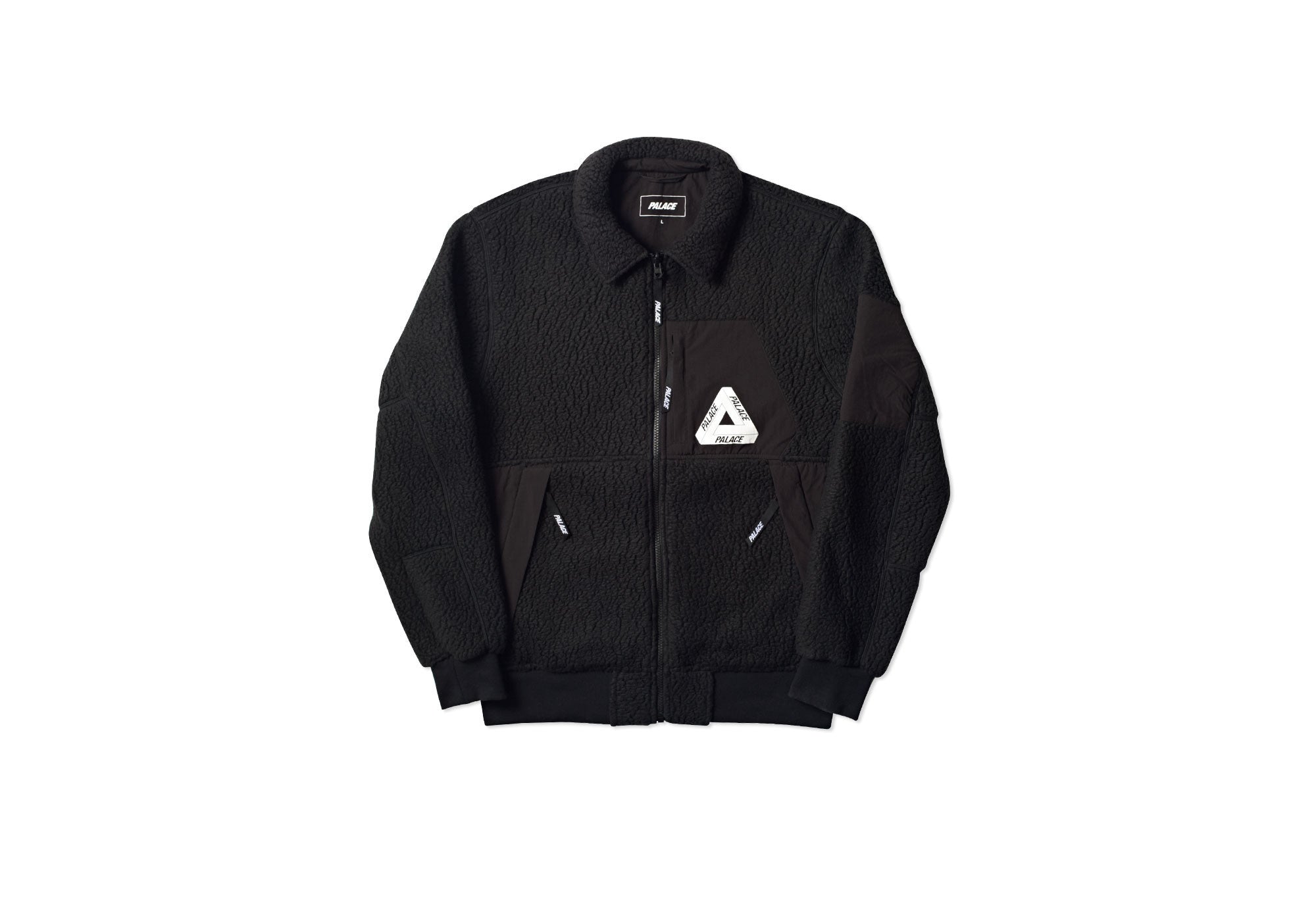 POLARTEC FLEE BOMBER BLACK | Palace - Very Goods