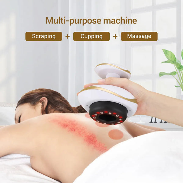 Aparat 3 in 1 Masaj, Body Cupping, Tonifiere, Scraping, Indepartare celulita prin Presiune Negativa