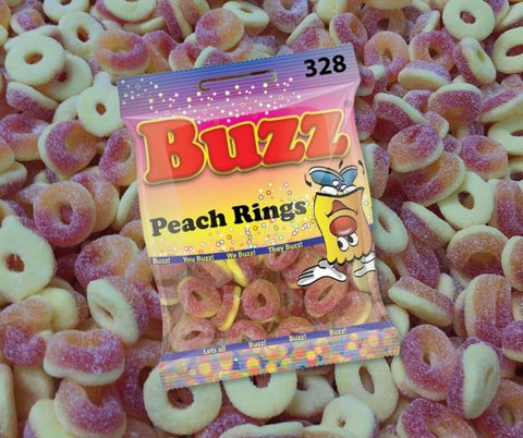 Peach rings candy which are also dairy-free desserts your kids will love